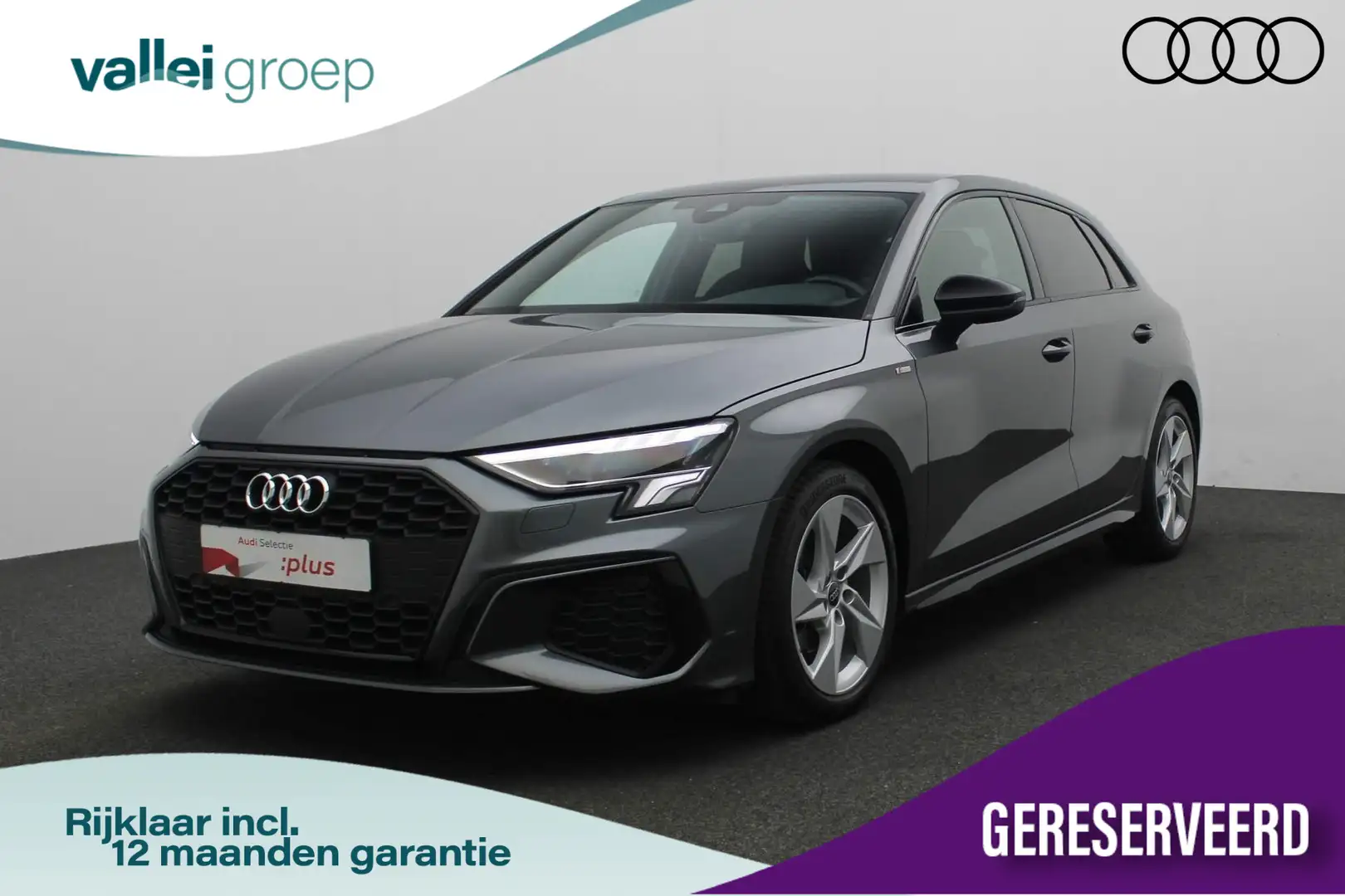 Audi A3 Sportback 30 TFSI 110PK S-tronic S edition | Navi Gris - 1