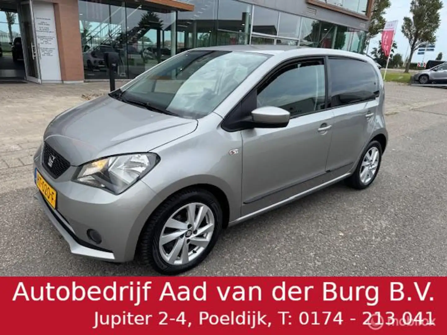 SEAT Mii 1.0 Sport Connect Navigatie , 5 deurs , Airco , Bl Grijs - 1