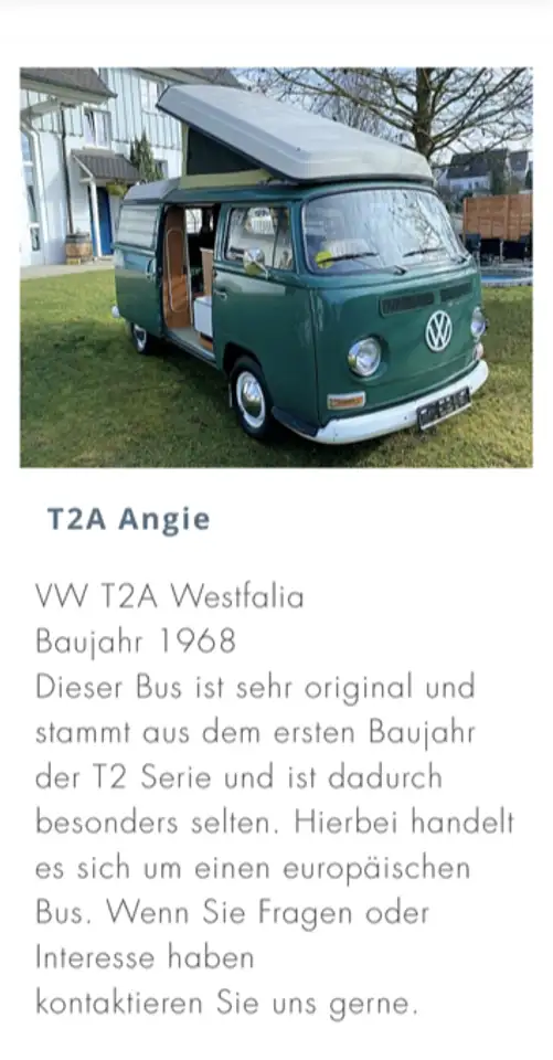 Volkswagen T2 Europäischer T2a Westfalia 1968, foto 2