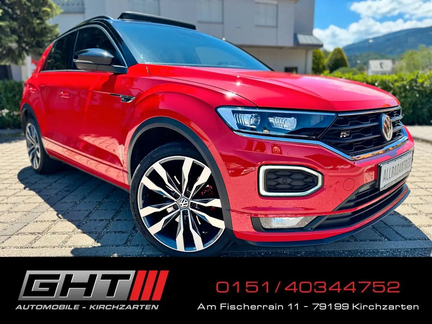 Volkswagen T-Roc 2.0TDI 4Motion DSG R-Line LED Pano Beats Rouge - 1