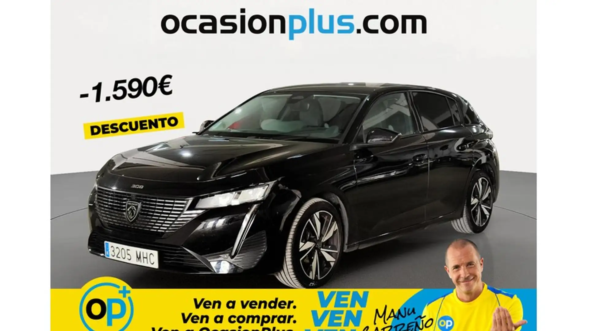 Peugeot 308 1.2 PureTech S&S Allure EAT8 130 Negro - 1