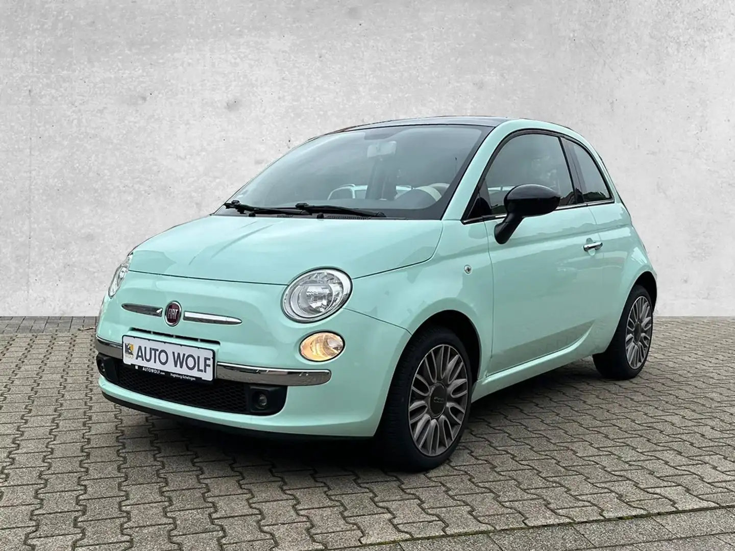 Fiat 500 1.2 Cult PDC*Pano*Leder Grün - 2