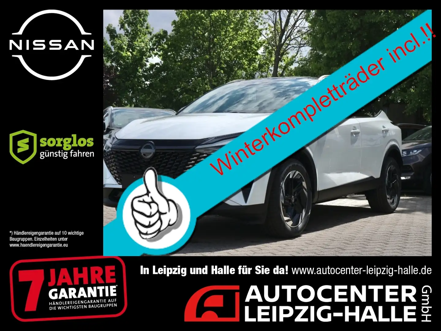 Nissan Qashqai N-CONNECTA 1.3 DIG-T MHEV 6MT WKR inkl Weiß - 1