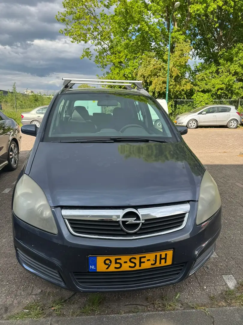 Opel Zafira 1.8 Enjoy Nieuwe APk Blauw - 1