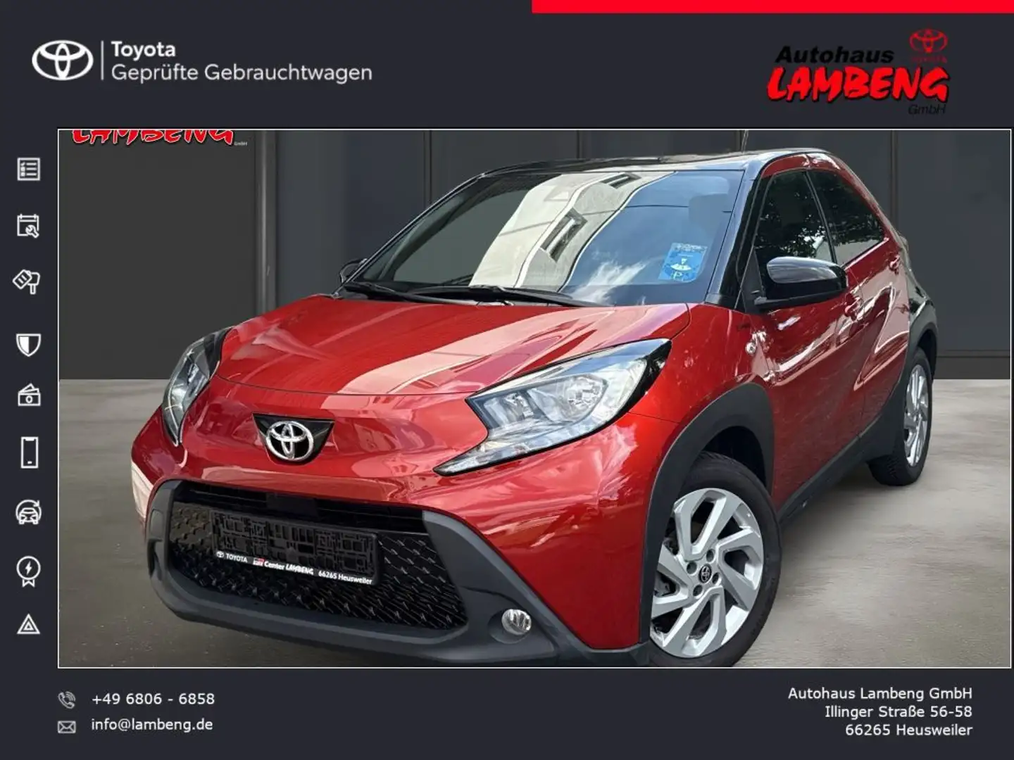 Toyota Aygo X Pulse *ALLWETTERREIFEN**SITZHEIZUNG*RÜCKFAHRKAMERA Rouge - 1