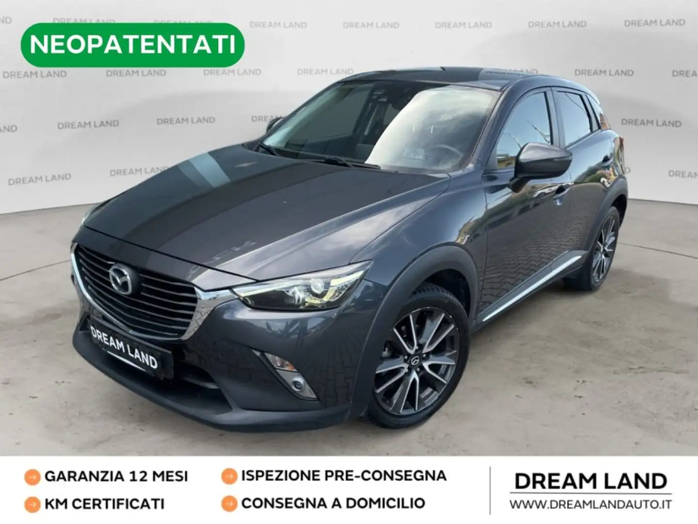 Mazda CX-3 1.5L Skyactiv-D AWD Exceed Gris - 1