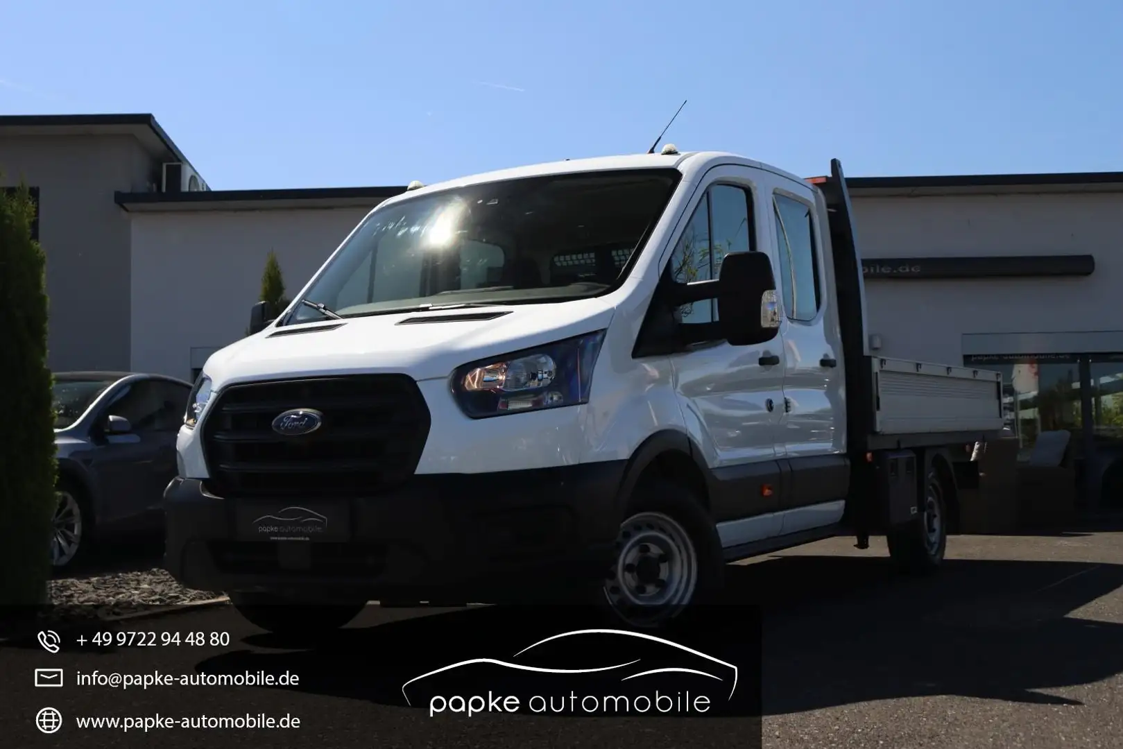 Ford Transit DK Pritsche 350 L5 RWD +NAVI+TEMPOMAT+1.HA Weiß - 1
