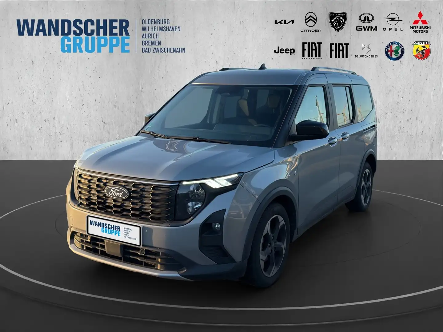 Ford Tourneo Courier 1.0 EcoBoost Active Kam.+KeyLess Silber - 1