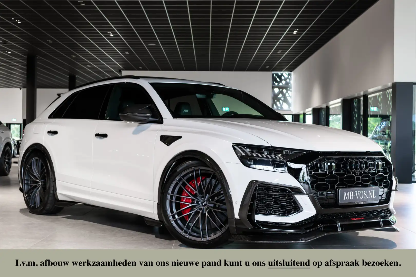 Audi RS Q8 RSQ8-R ABT 1 OF 125 740pk Gletscherwit metallic|Ca Wit - 1
