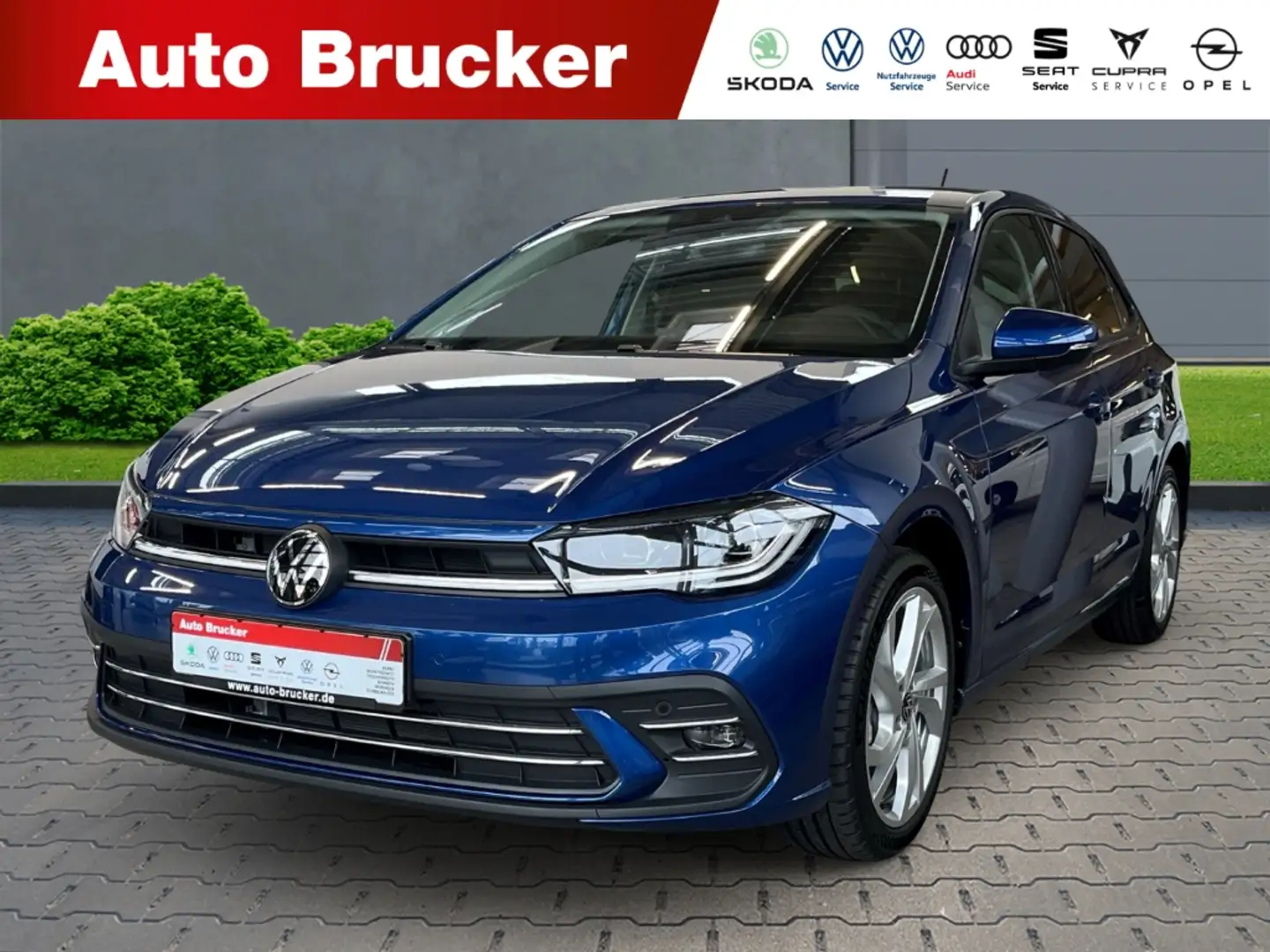 Volkswagen Polo Style 1.0 TSI LED+Climatronic+Navi Blau - 1