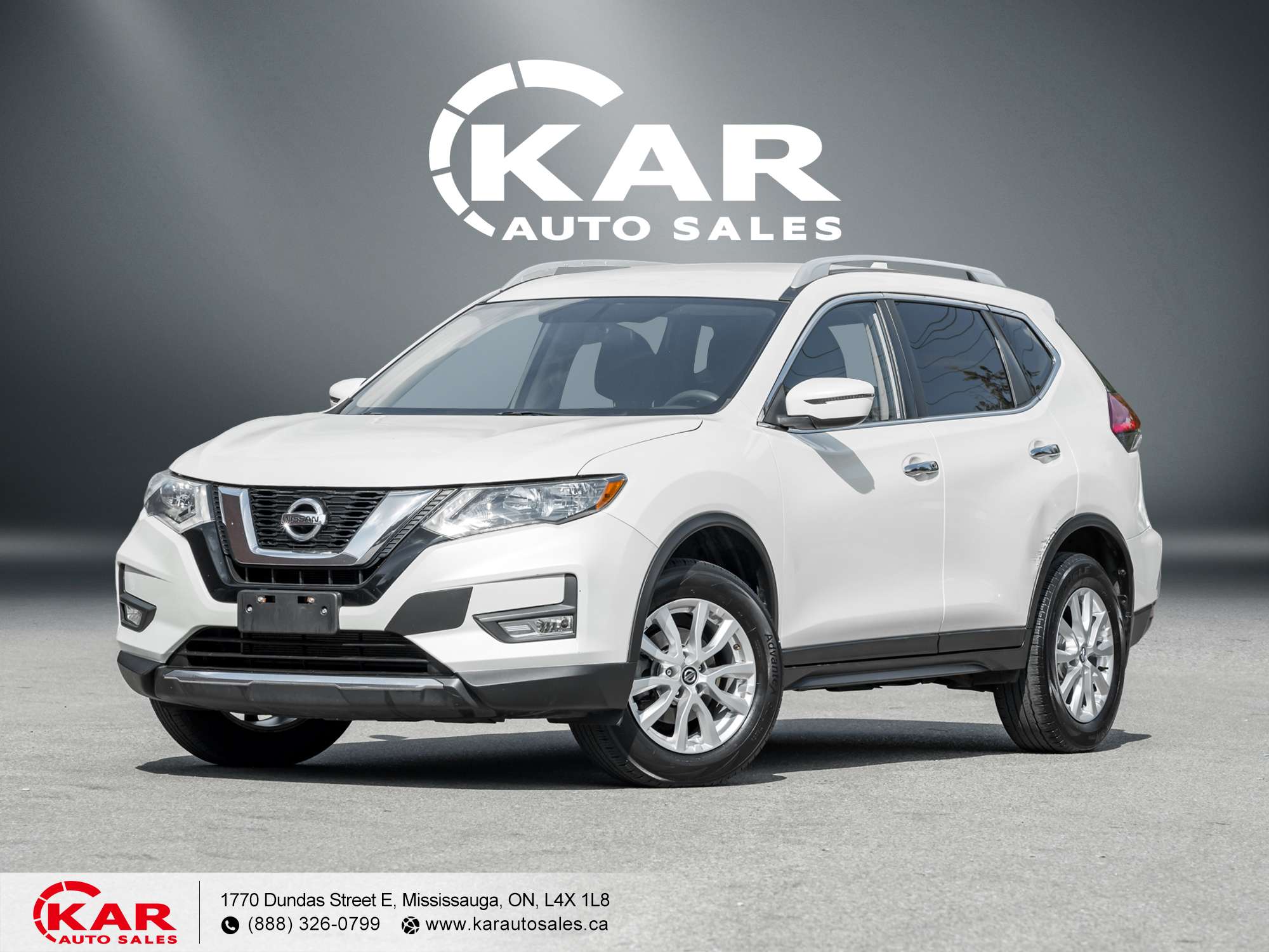 White 2017 Nissan Rogue SUV / Crossover All-Wheel Drive 6-Speed Automatic