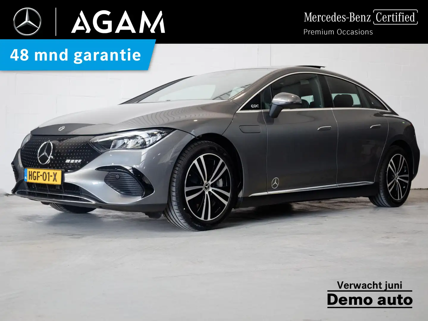 Mercedes-Benz EQE 300 Limousine Business Edition 90 kWh Panorama dak Grijs - 1