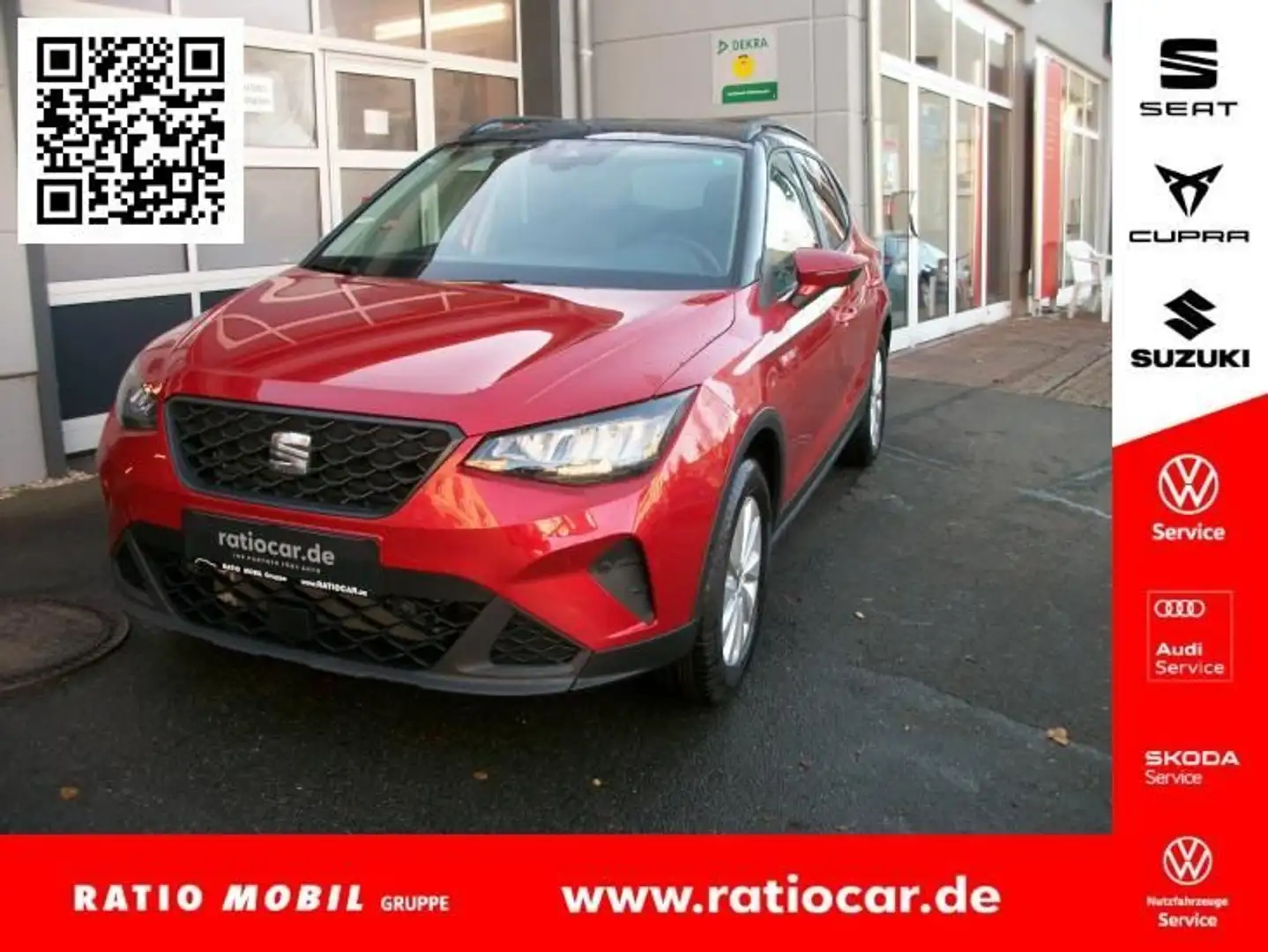 SEAT Arona ARONA ROAD EDITION 1.0 TSI AHZV-VORBER. SITZHEI. Rot - 1
