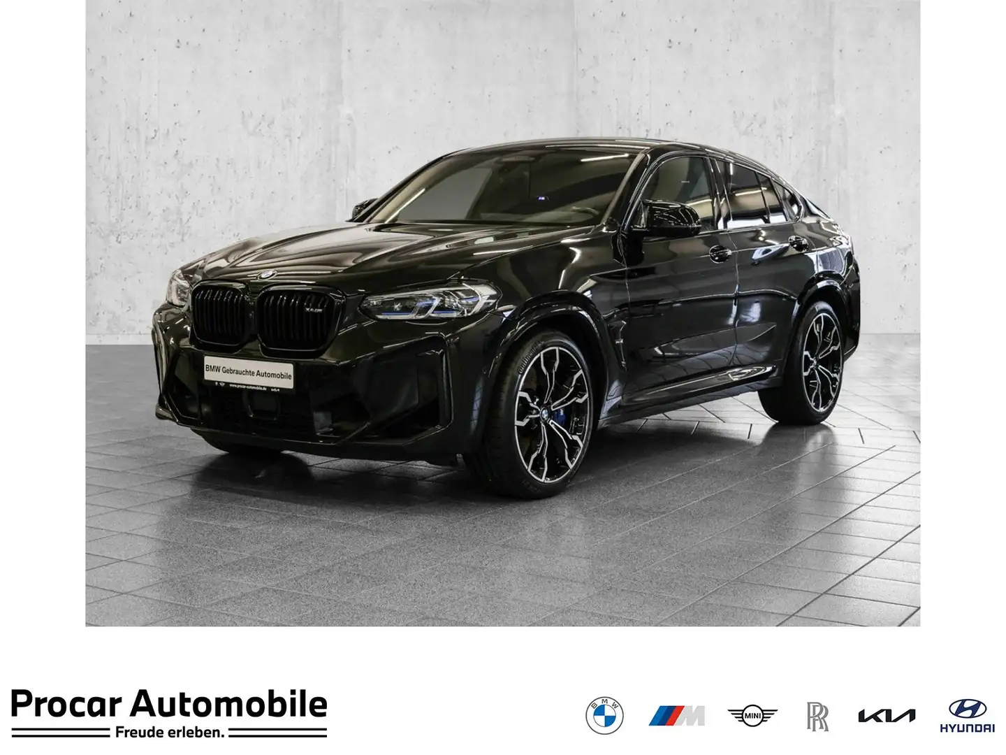 BMW X4 M Competition Aut Nav HuD Laser h&k Drive+Park Schwarz - 1
