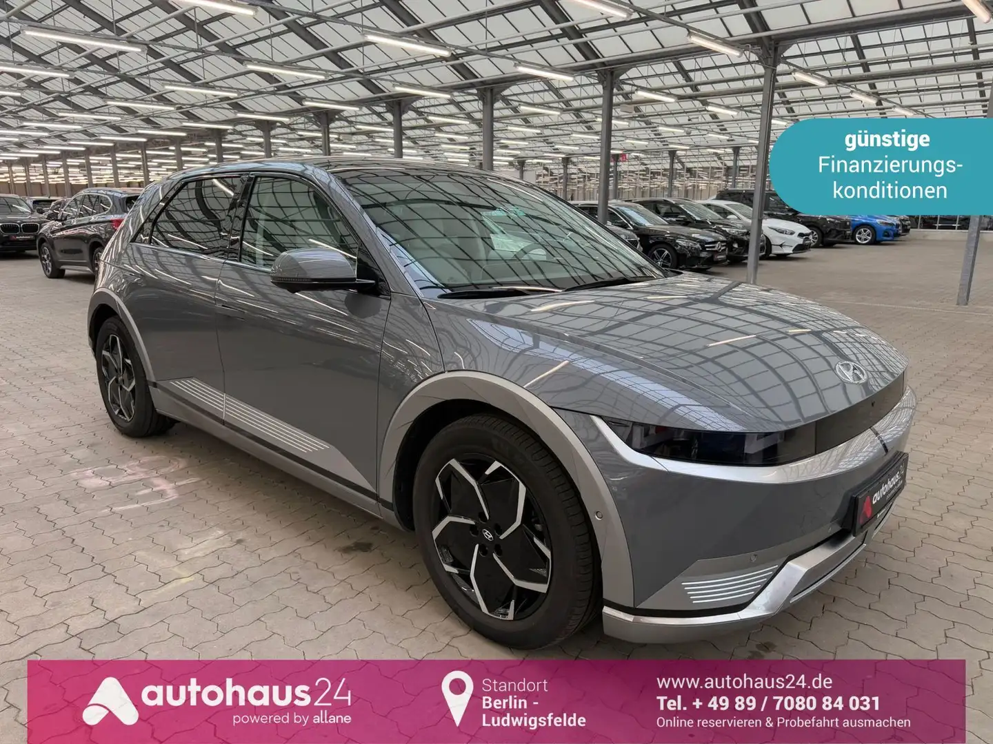 Hyundai IONIQ 5 Uniq 77,4 kWh|ACC|Pano|HeadUp Gris - 1