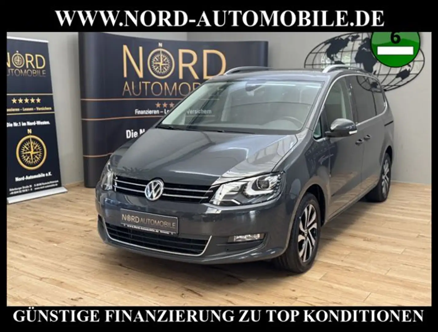 Volkswagen Sharan ACTIVE 1.4 TSI DSG 7-Sitzer/Pano/Dynaudio Active Grau - 1