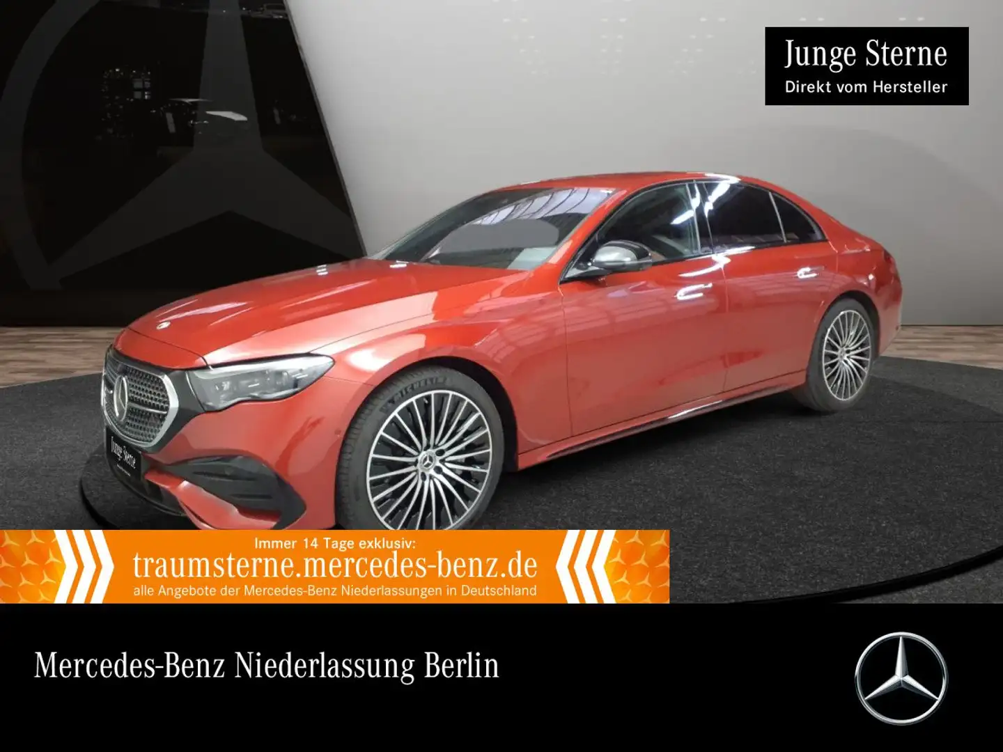 Mercedes-Benz E 400 e 4M AMG Fahrass 360° Airmat Burmester Night Rot - 1