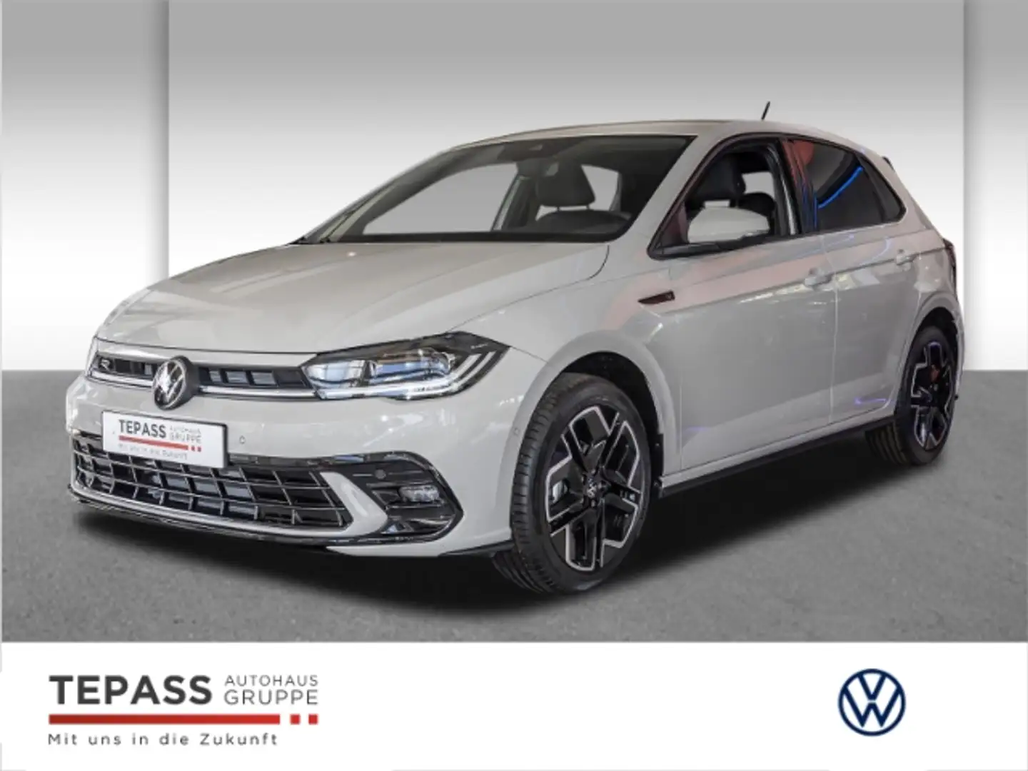 Volkswagen Polo 1.0 TSI R-Line LED APP SHZ KAMERA Gris - 1