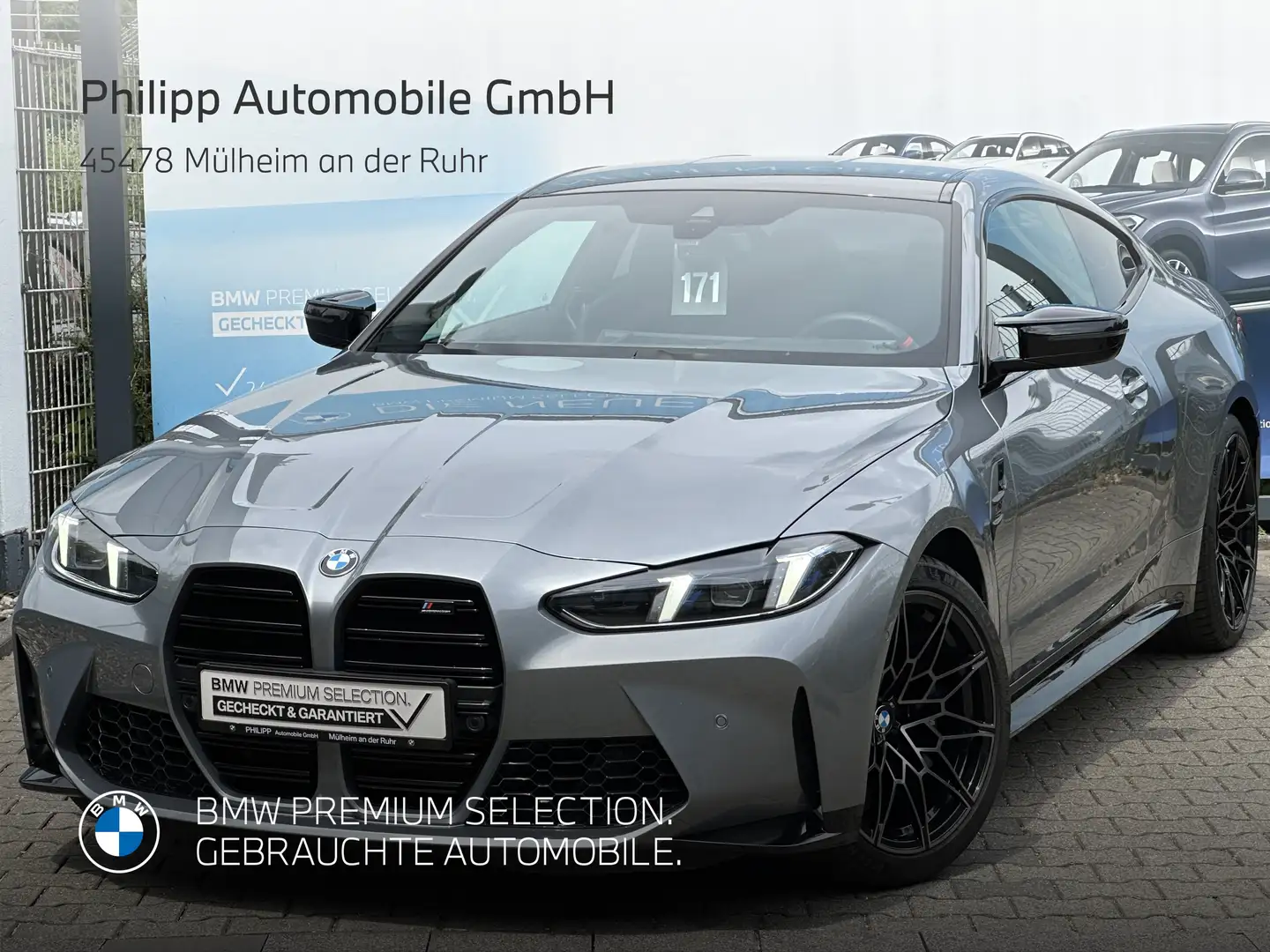 BMW M4 Competition M Drive Pro h&k FACELIFT Ad-LED Серый - 2