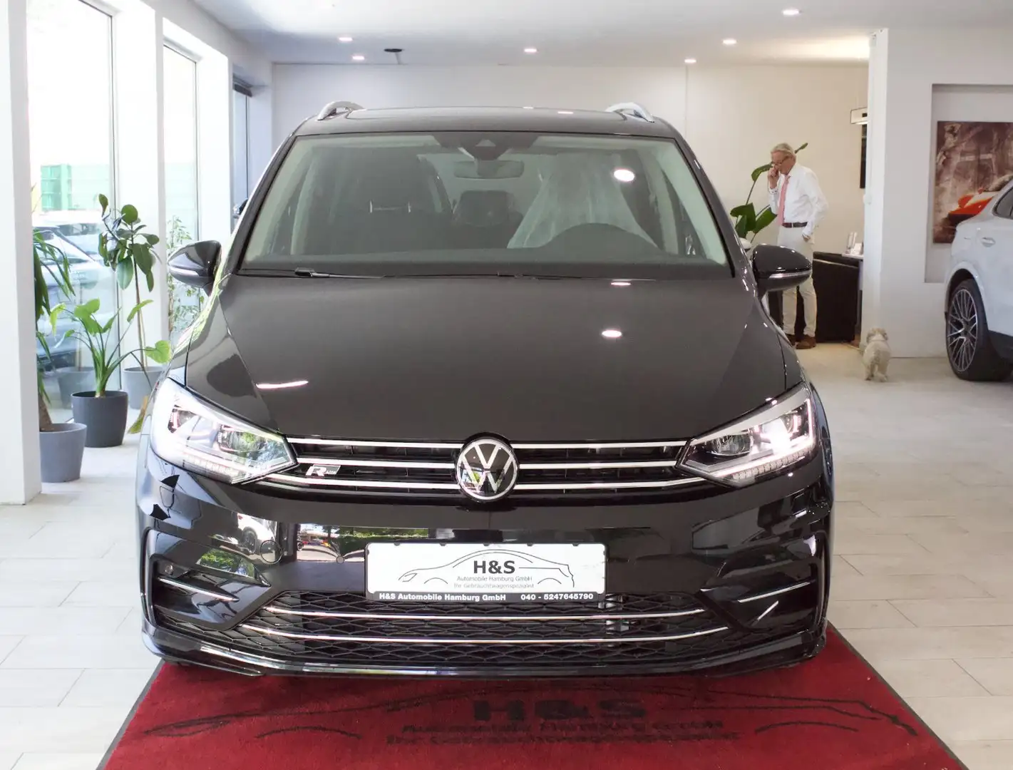 Volkswagen Touran 2.0 TDI Highline/R-LINE BMT 7 Sitzer*PANORAMA Schwarz - 2