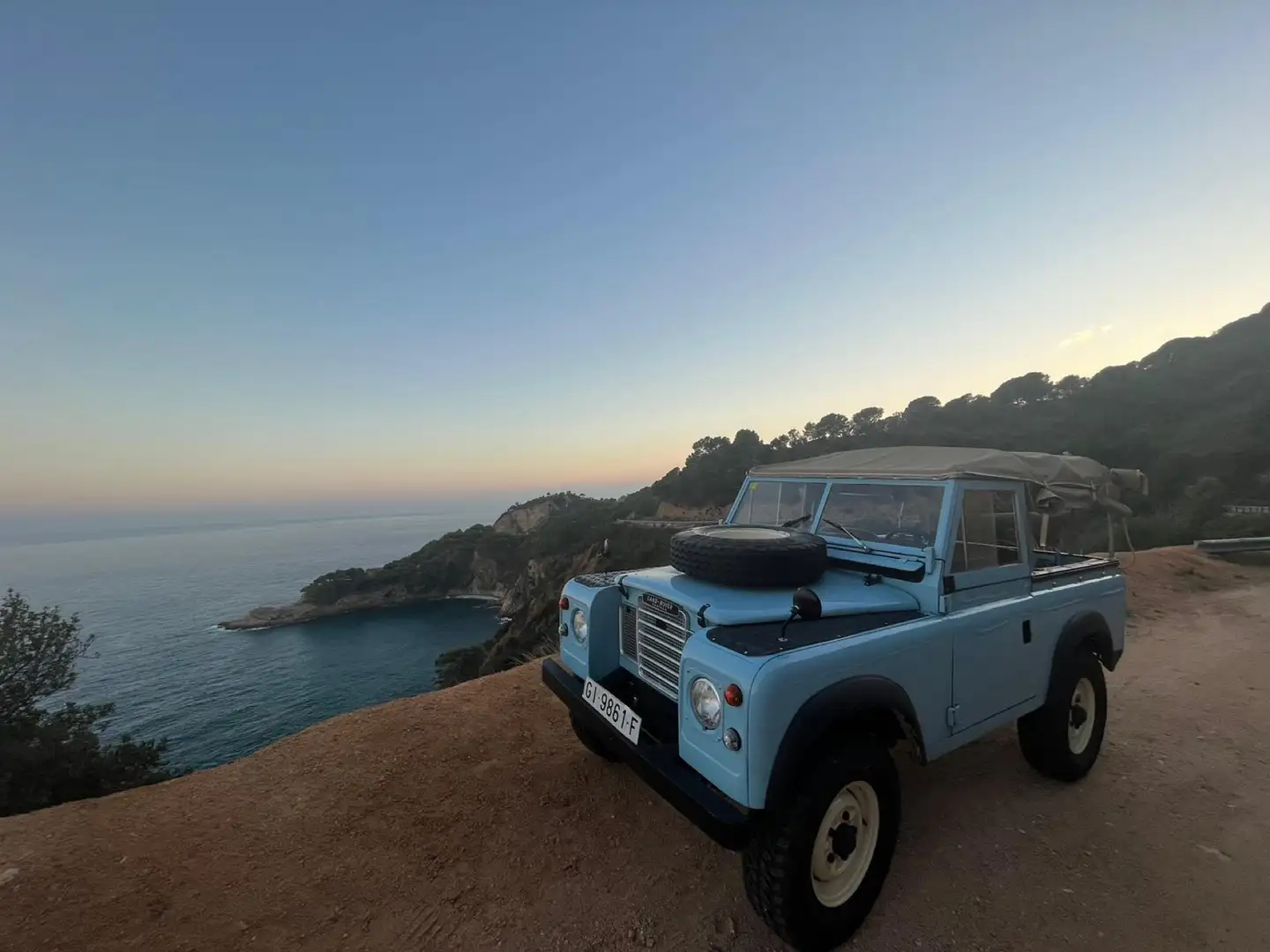 Land Rover Series Azul - 1