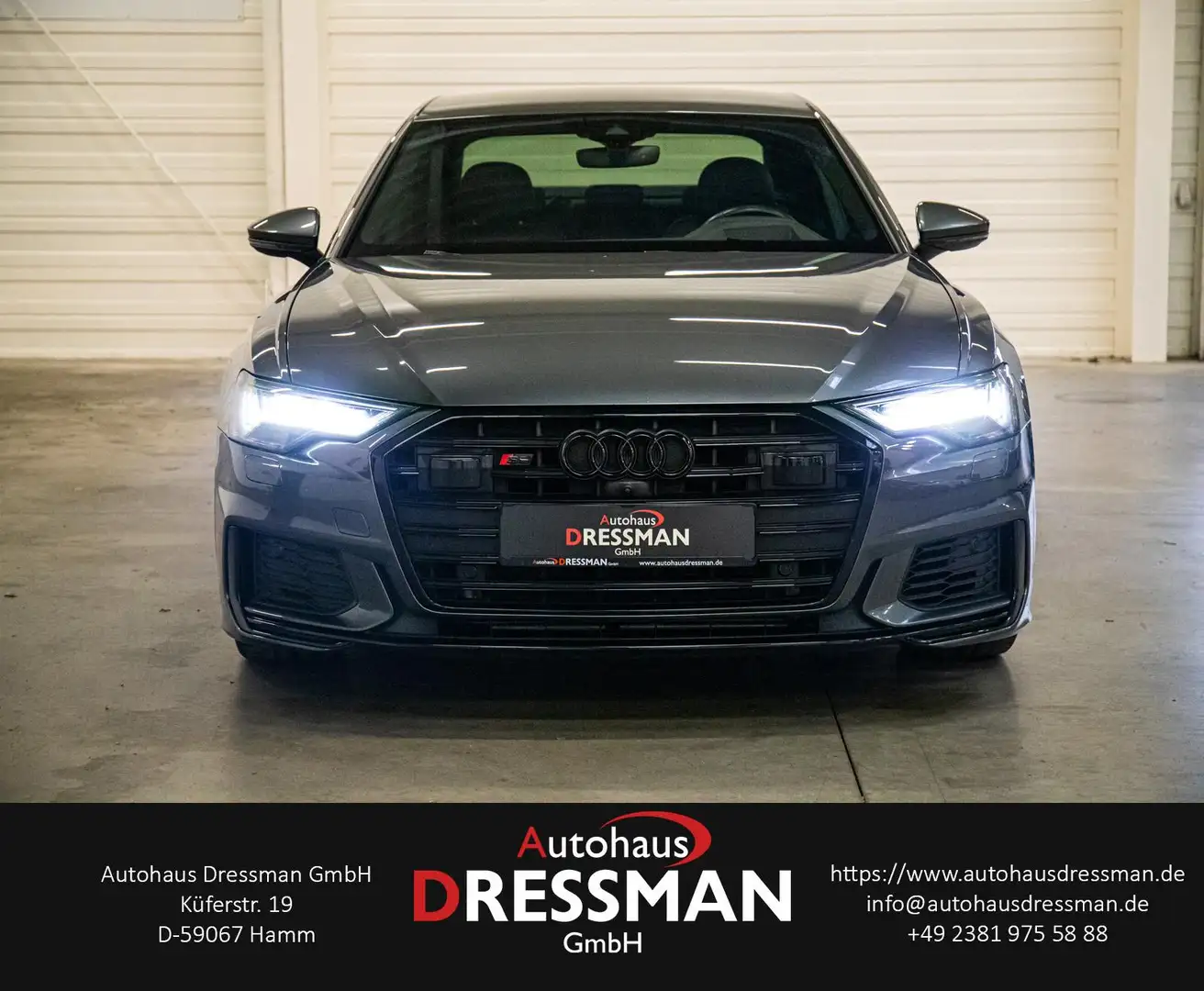 Audi S6 3.0 TDI q. ACC AHK MATRIX LUFT HuD. B&O 360° Gris - 2