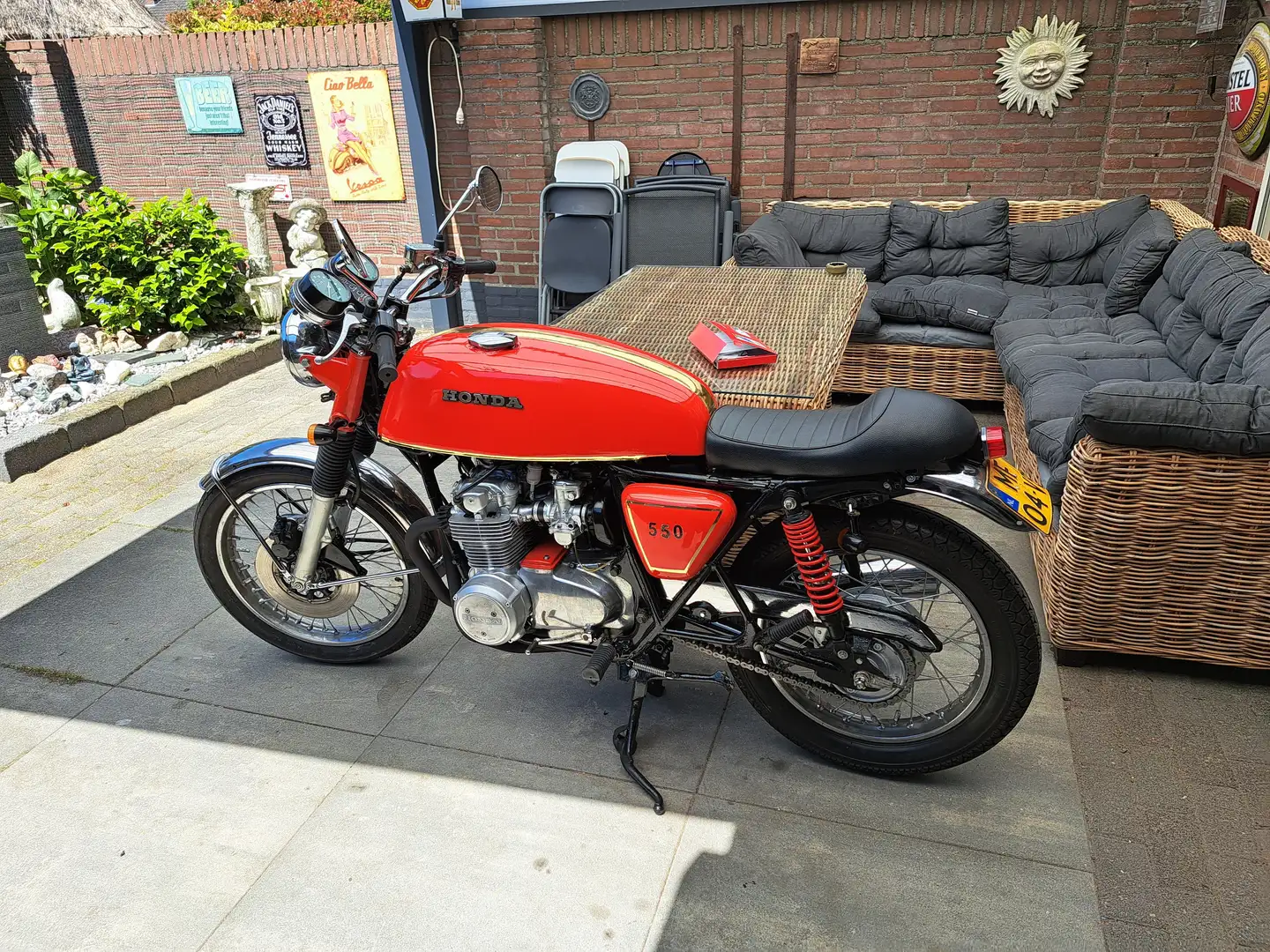 Honda CB 550 Caferacer Oranje - 2