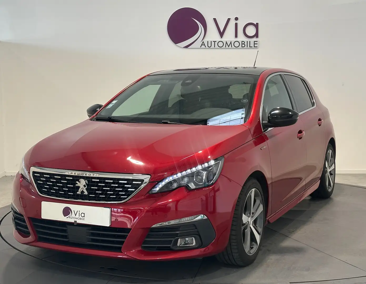 Peugeot 308 1.5 BlueHDi 130ch S\u0026amp;S BVM6 GT Line Rouge - 1