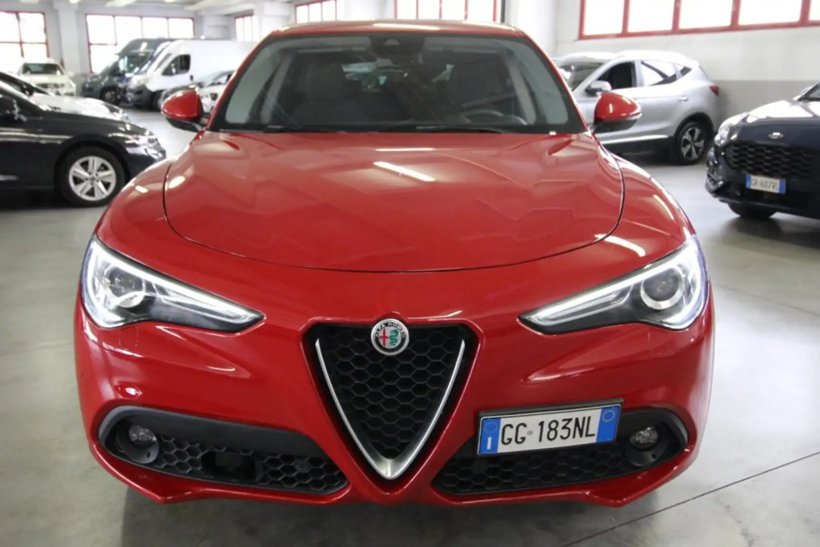Alfa Romeo Stelvio 2.2 Turbodiesel 190 CV AT8 Q4 Business Rouge - 1