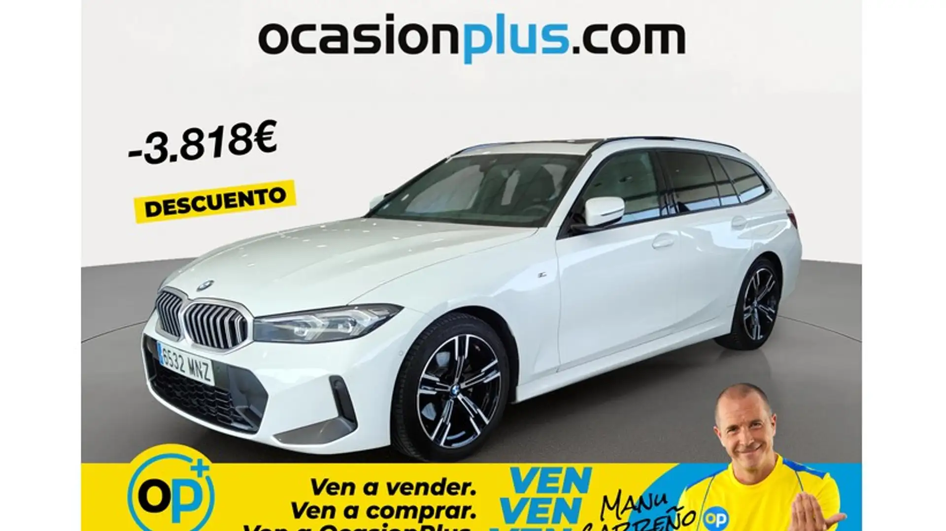 BMW 320 320dA Touring Blanco - 1