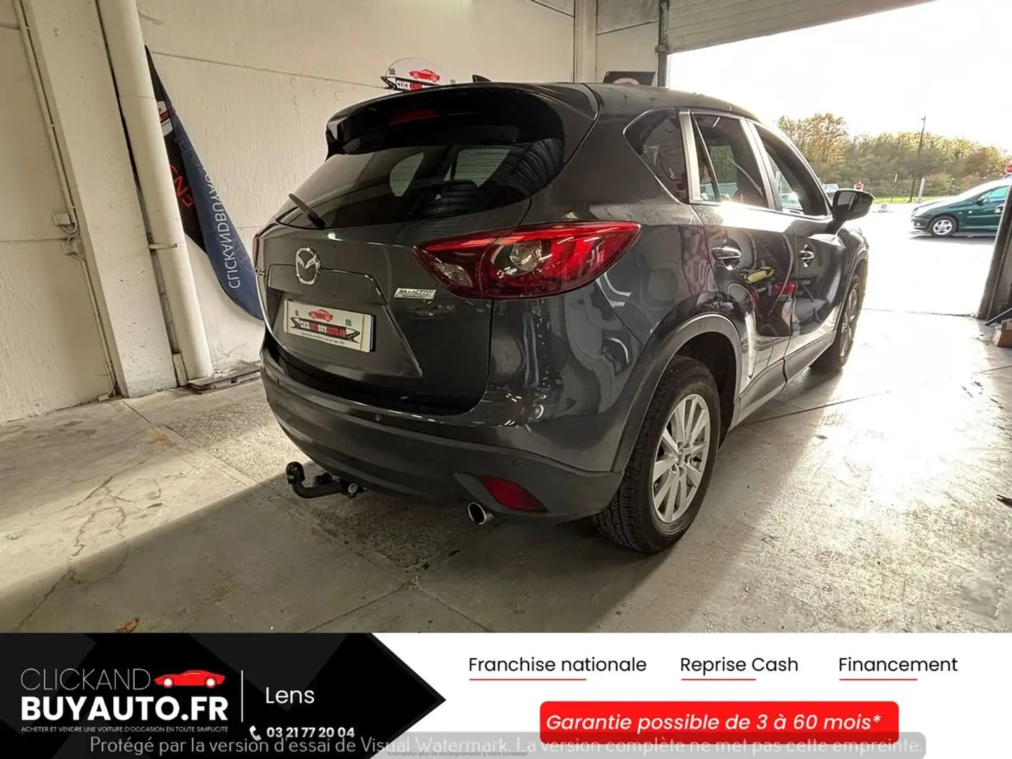 Mazda CX-5 2.2 150 CH // BOITE AUTO / GPS / FRONT ASSIST / BLUETOOTH / SIEGE CHAUFFANT Gris - 2