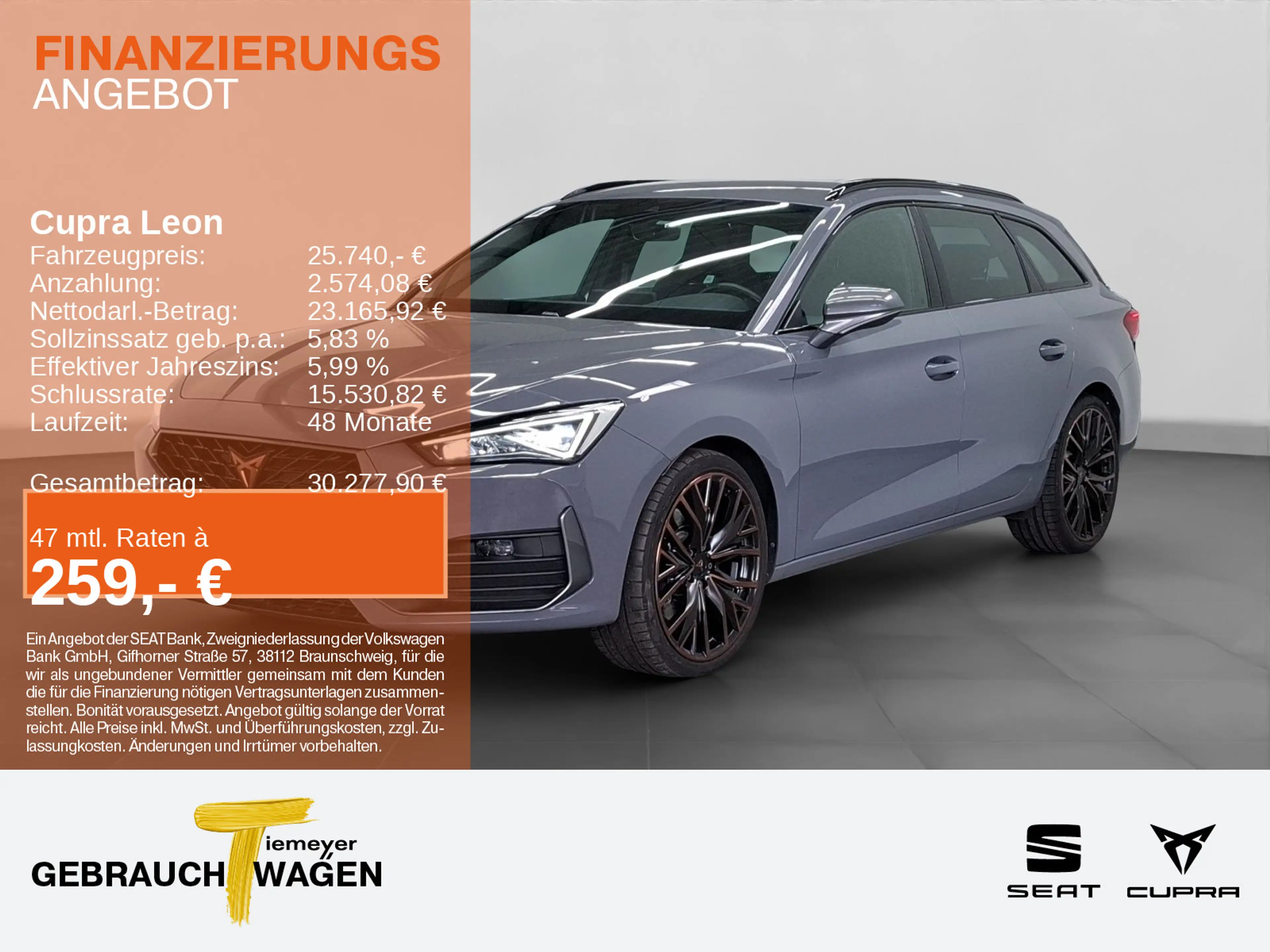 CUPRA Leon Sportstourer 2.0 TSI DSG NAVI+ FULL-LINK eK