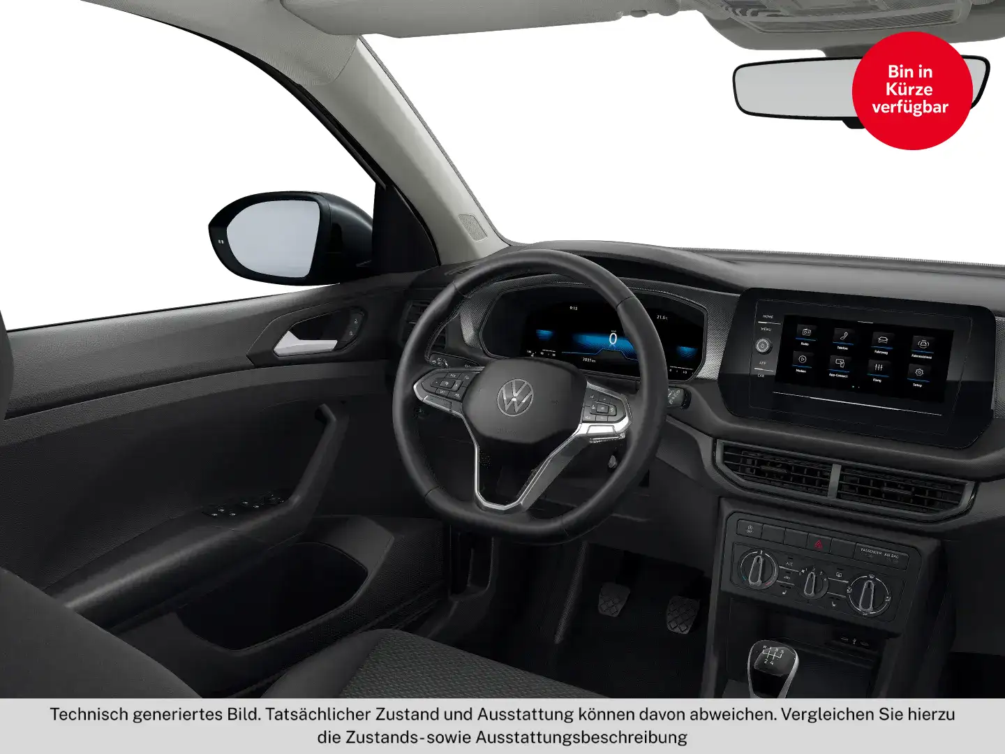 Volkswagen T-Cross 4Me TSI Schwarz - 2