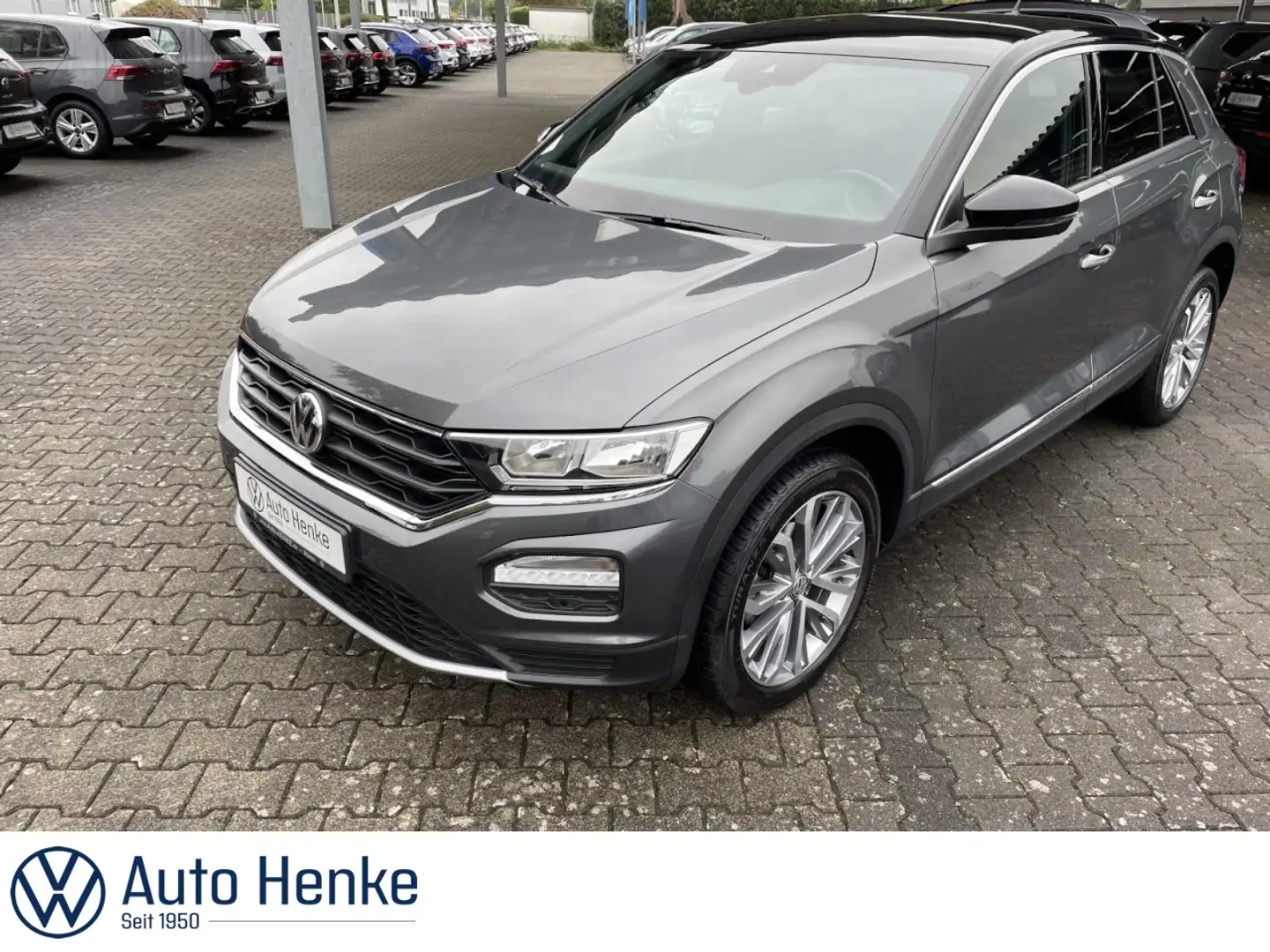 Volkswagen T-Roc 1.5 TSI OPF UNITED + AHK + SITZHZG Klima Grau - 1