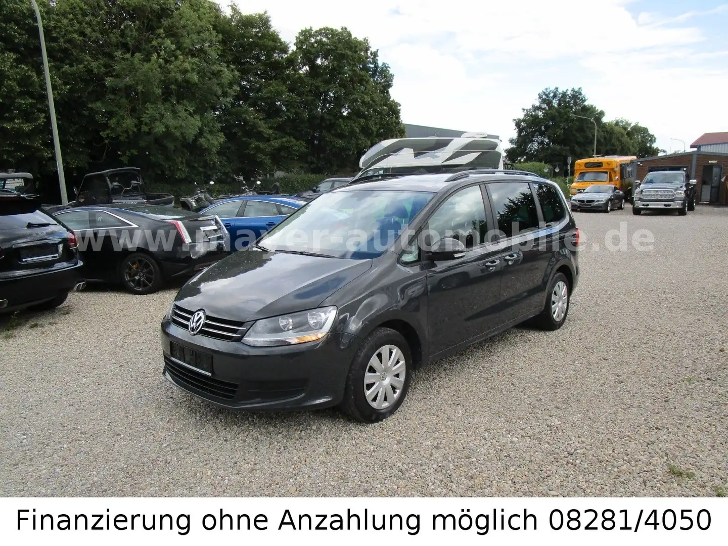Volkswagen Sharan Trendline BMT *AHK schwenkbar*Panorama* Gris - 1