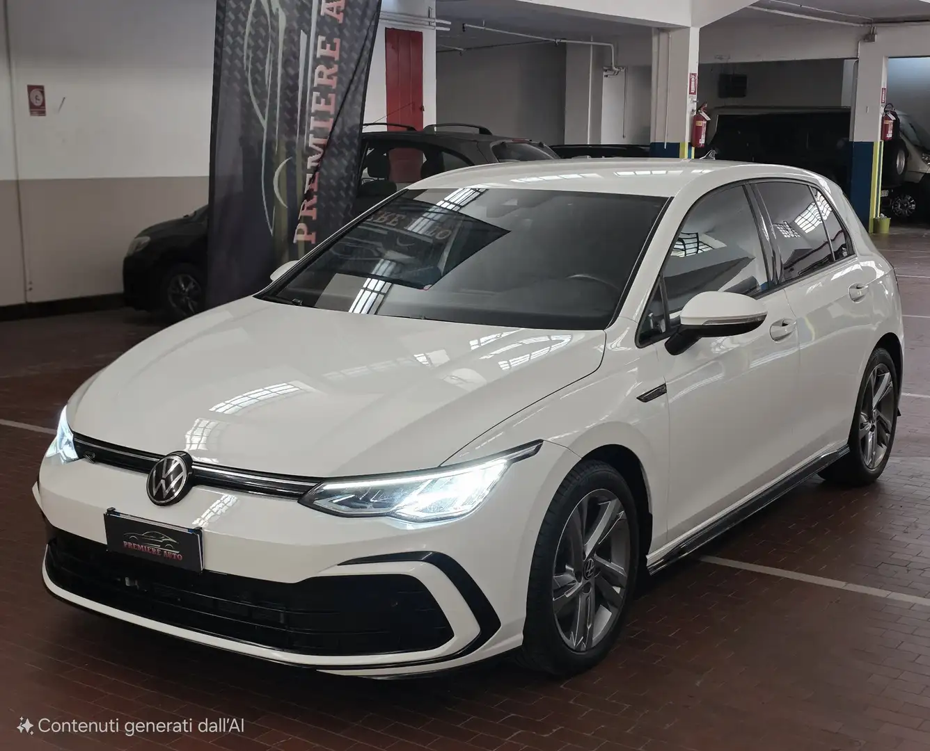Volkswagen Golf Golf VIII 2020 2.0 tdi R-Line 150cv dsg Bianco - 2