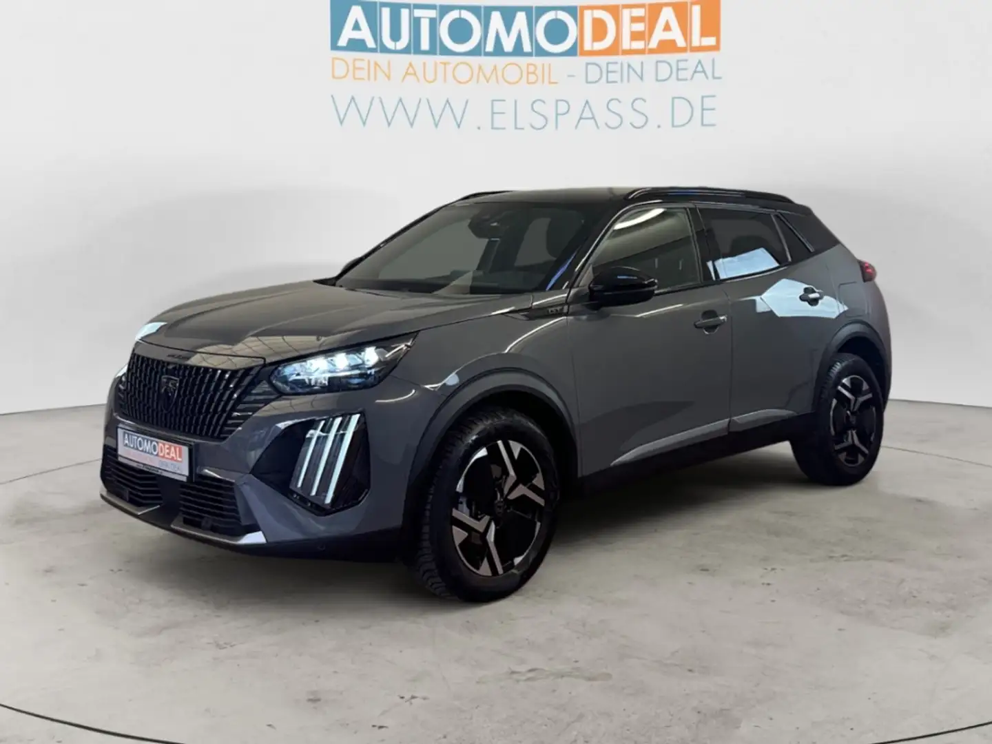 Peugeot 2008 GT AUTOMATIK ALLWETTER NAV LED DIG-DISPLAY KAMERA Сірий - 2
