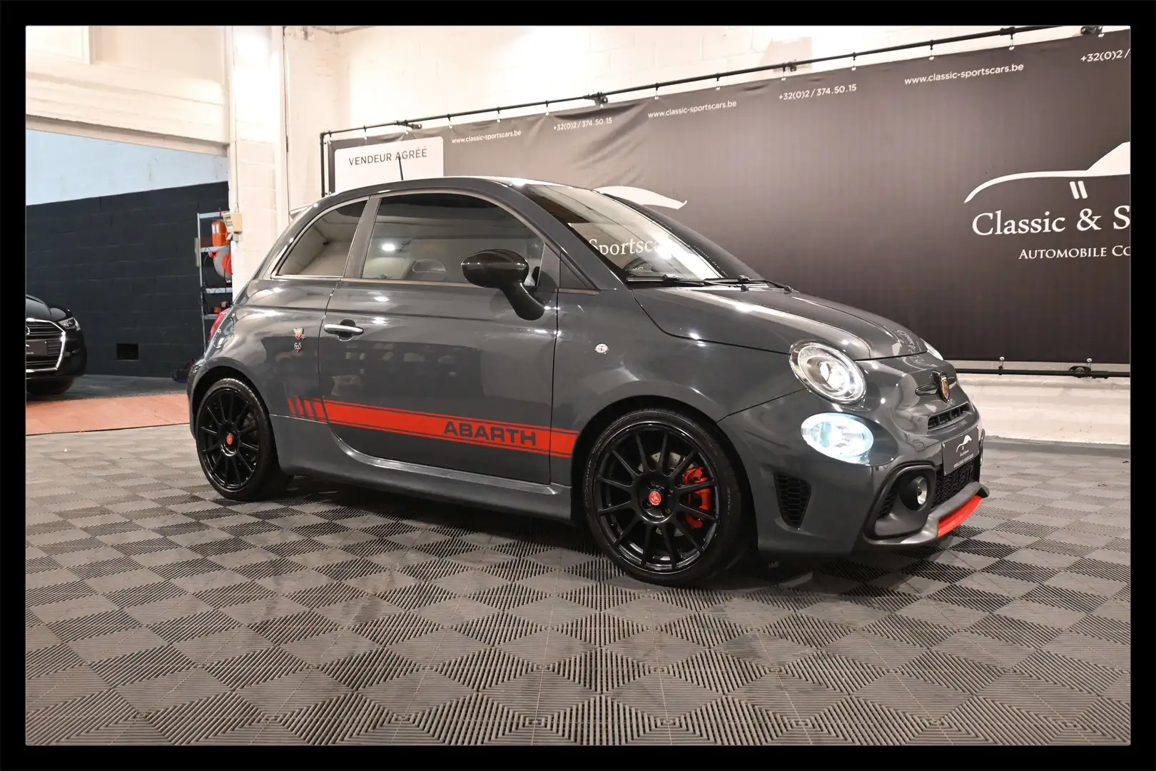 Abarth 695 1.4 XSR Yamaha / AKRAPOVIC / PACK CARBON Gris - 1