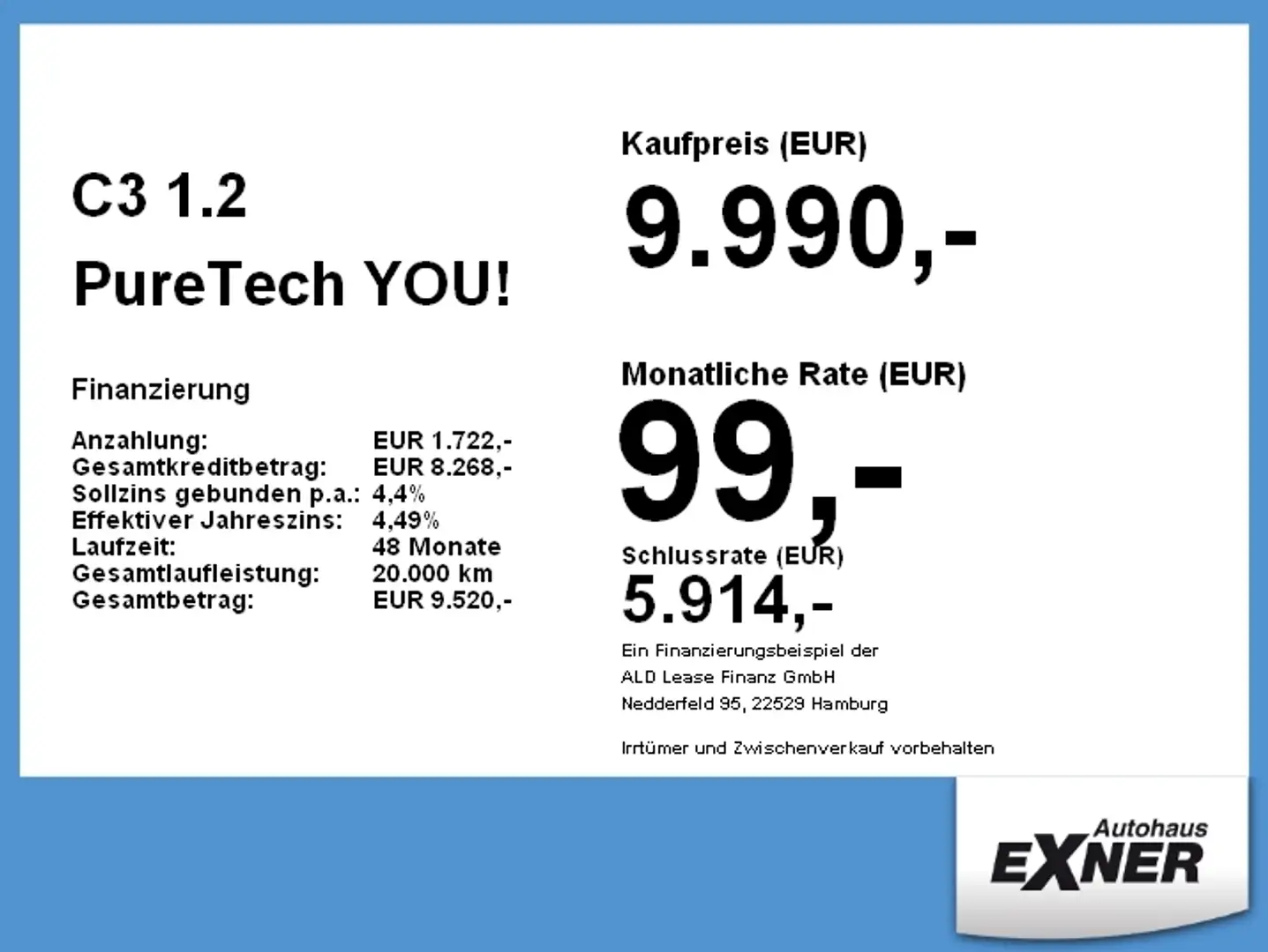 Citroen C3 1.2 PureTech YOU! LED*DAB*5 Jahre Garantie Weiß - 2