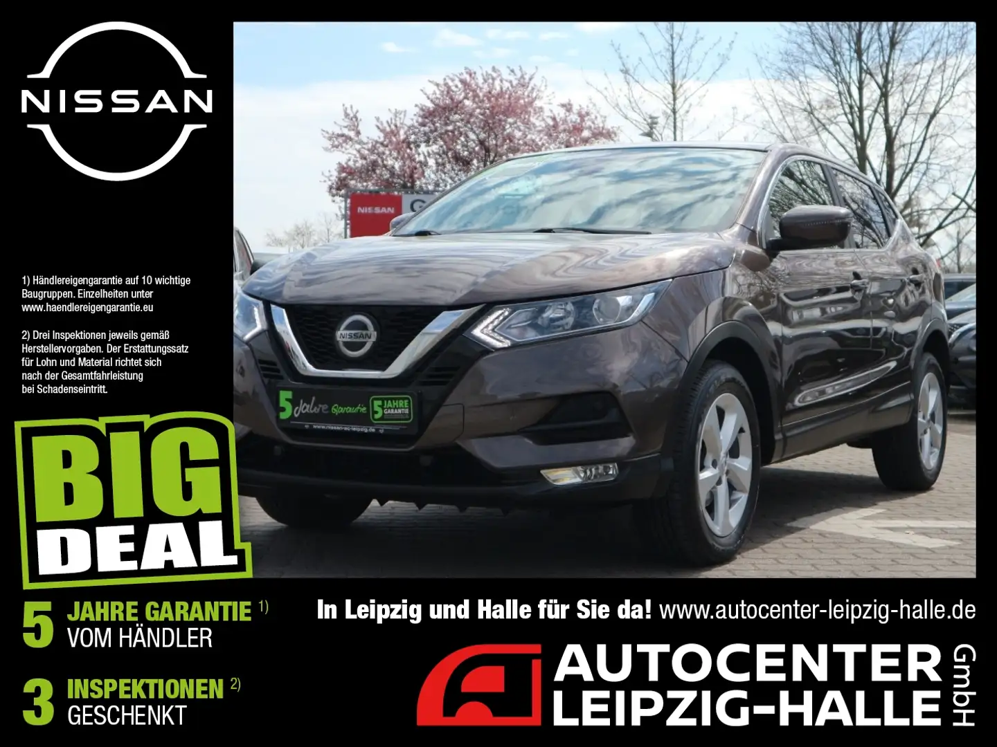 Nissan Qashqai 1.3 DIG-T Acenta Navi Kamera LM Brun - 1