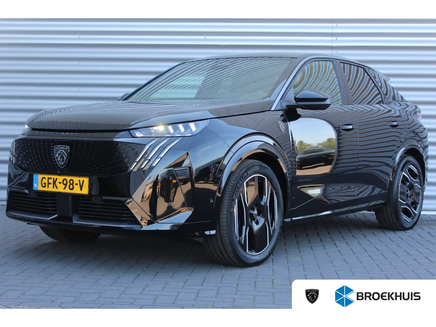 Peugeot 3008 e-3008 73KWH GT AVANTAGE 214PK / NAVI / LEDER / CL Zwart - 1
