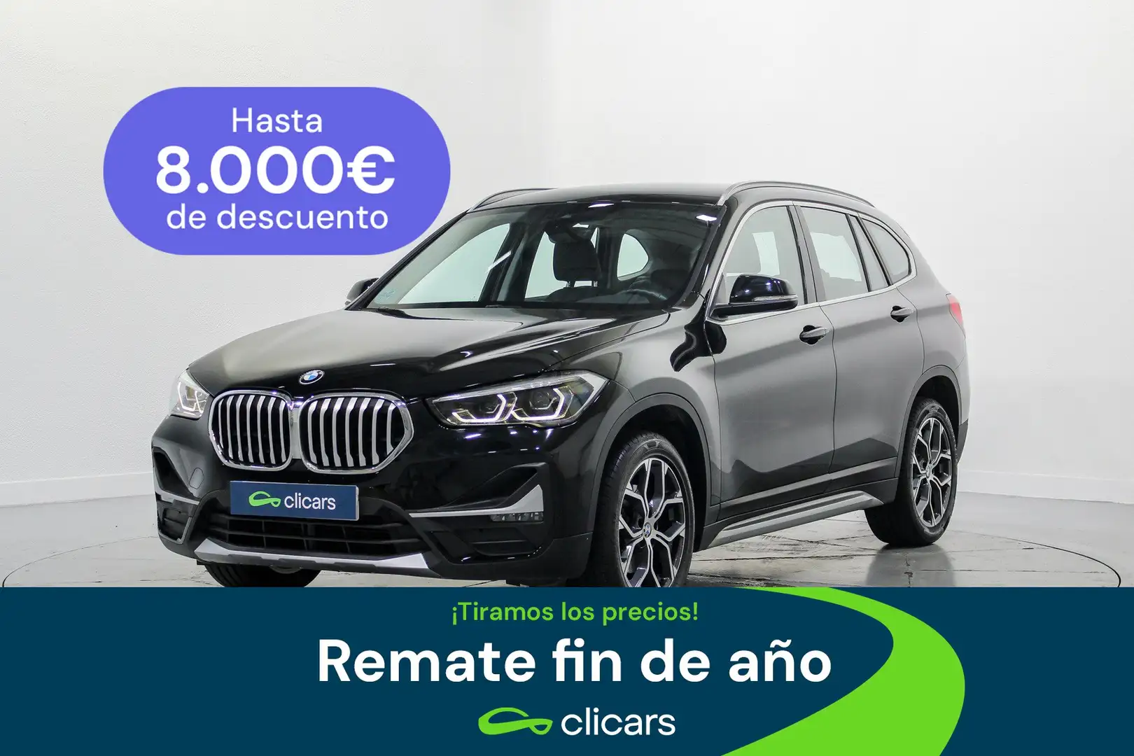 BMW X1 sDrive 18d Negro - 1