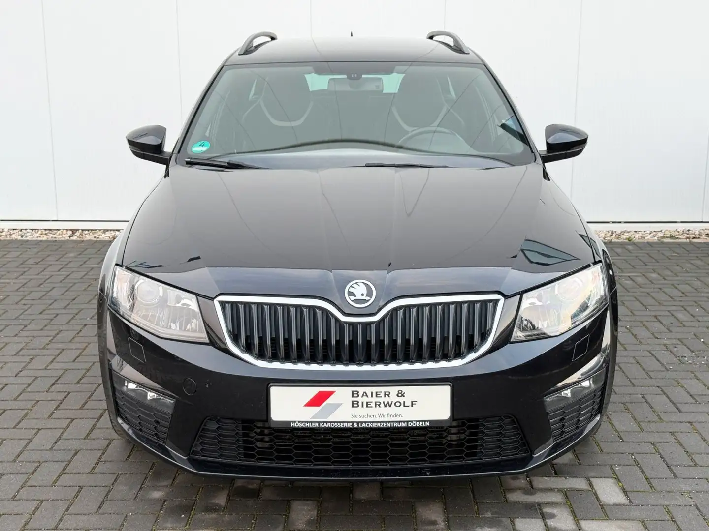 Skoda Octavia Combi RS 2.0TDI 6-GANG SCHALTER XENON Fekete - 2