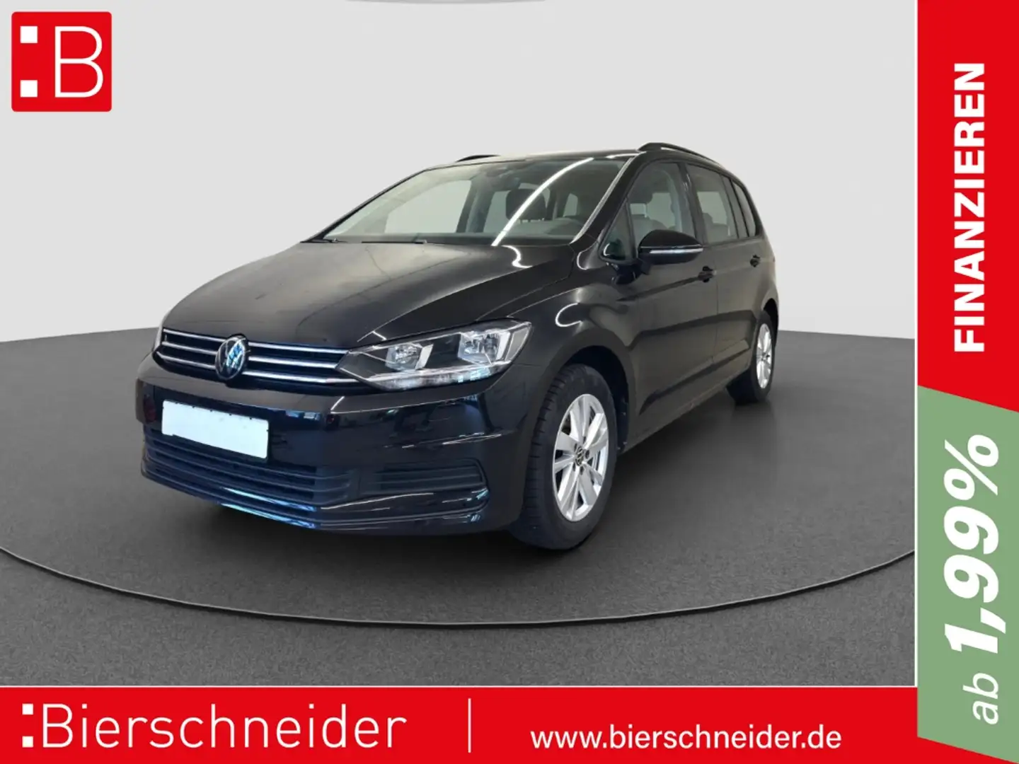 Volkswagen Touran 1.5 TSI Comfortline NAVI ACC SHZ PARKP Noir - 1