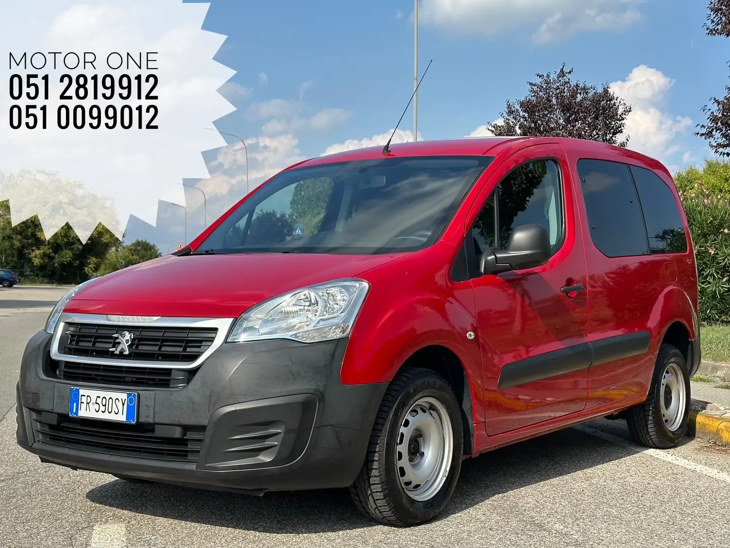 Peugeot Partner AUTOCARRO 5 POSTI  Tepee 1.6 hdi Rosso - 1