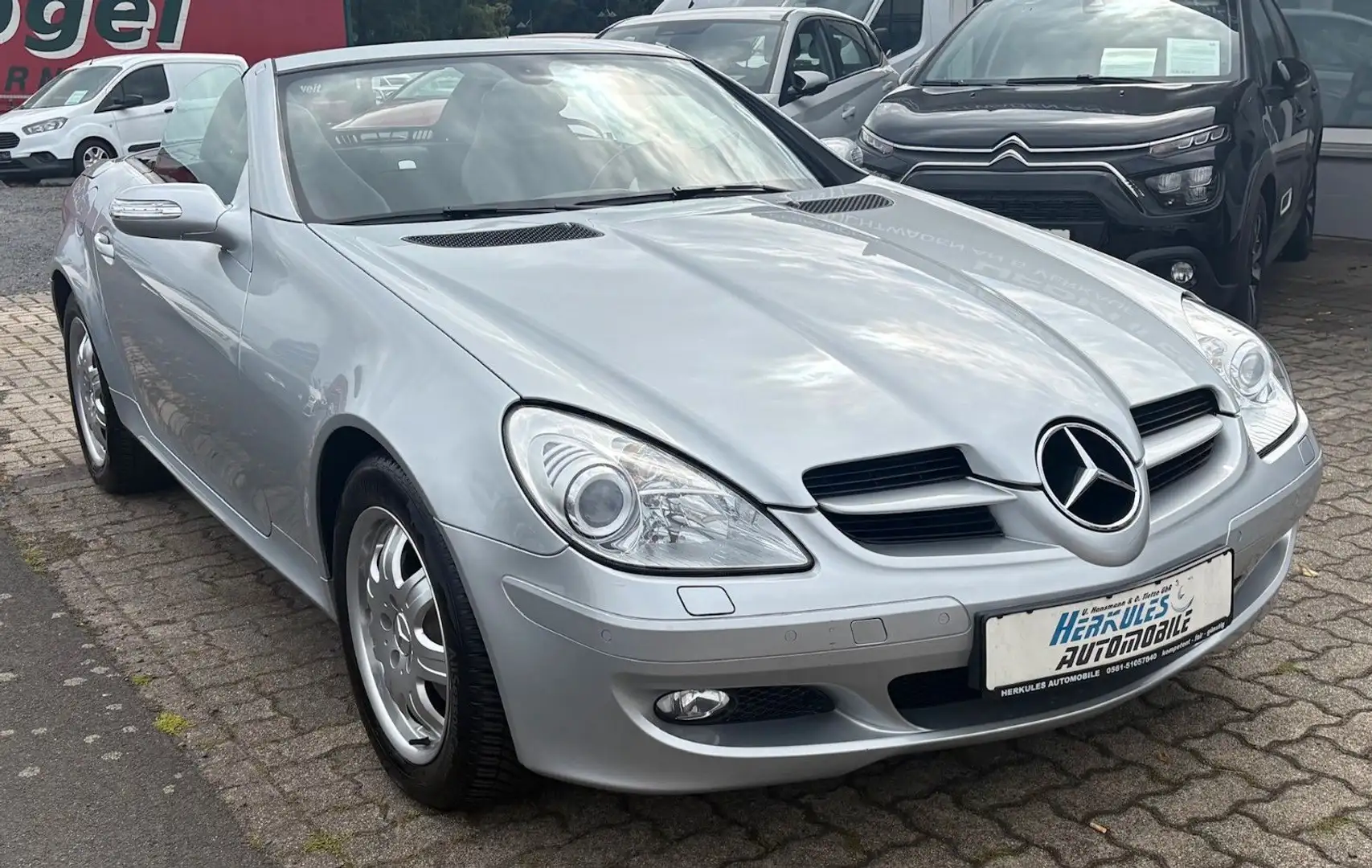 Mercedes-Benz SLK 200 Kompressor Navi/Nackenheizung/Shzt/Klima Zilver - 1