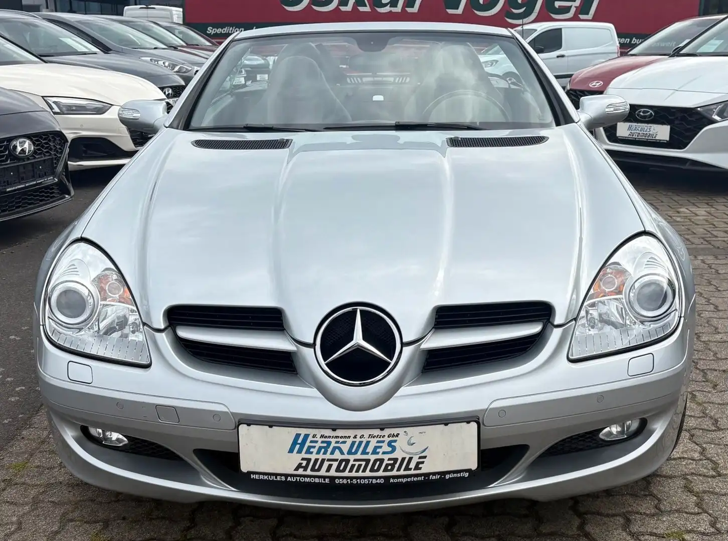 Mercedes-Benz SLK 200 Kompressor Navi/Nackenheizung/Shzt/Klima Zilver - 2