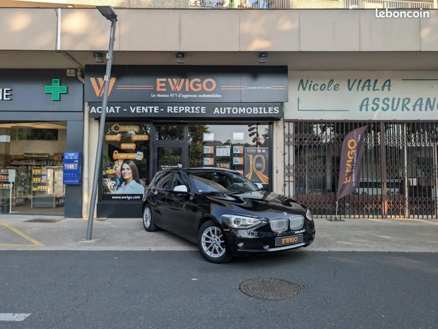 BMW 116 2.0 116 D 115 URBAN LIFE BVA Noir - 1