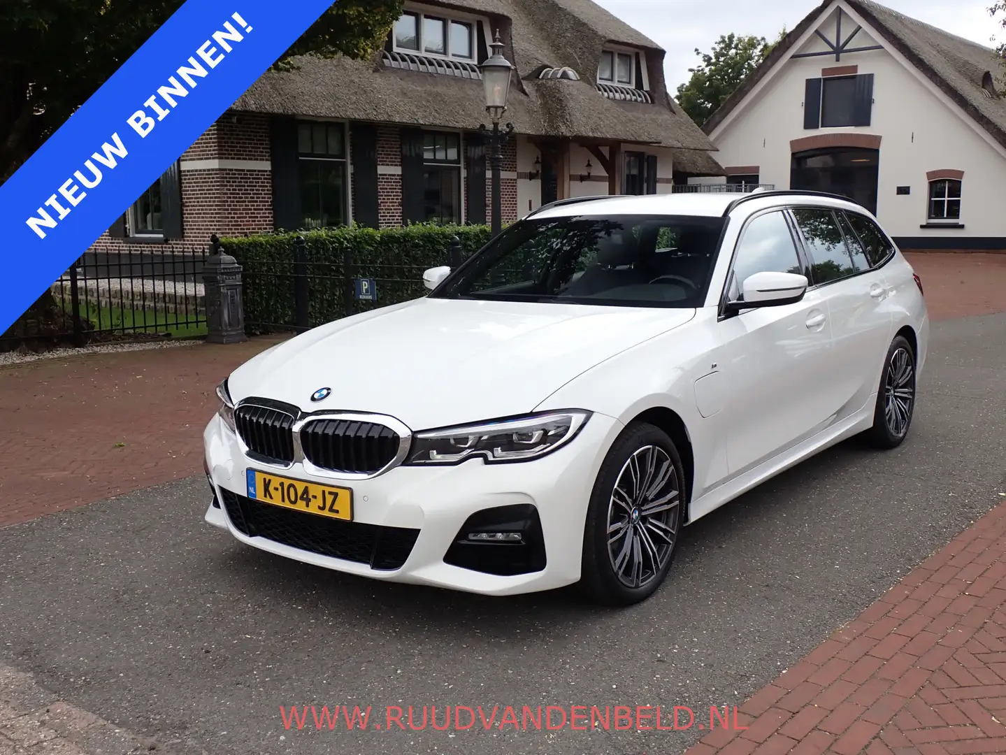 BMW 330 3-serie Touring 330e M-PAKKET SHADOWLINE SPORTLEER Wit - 1