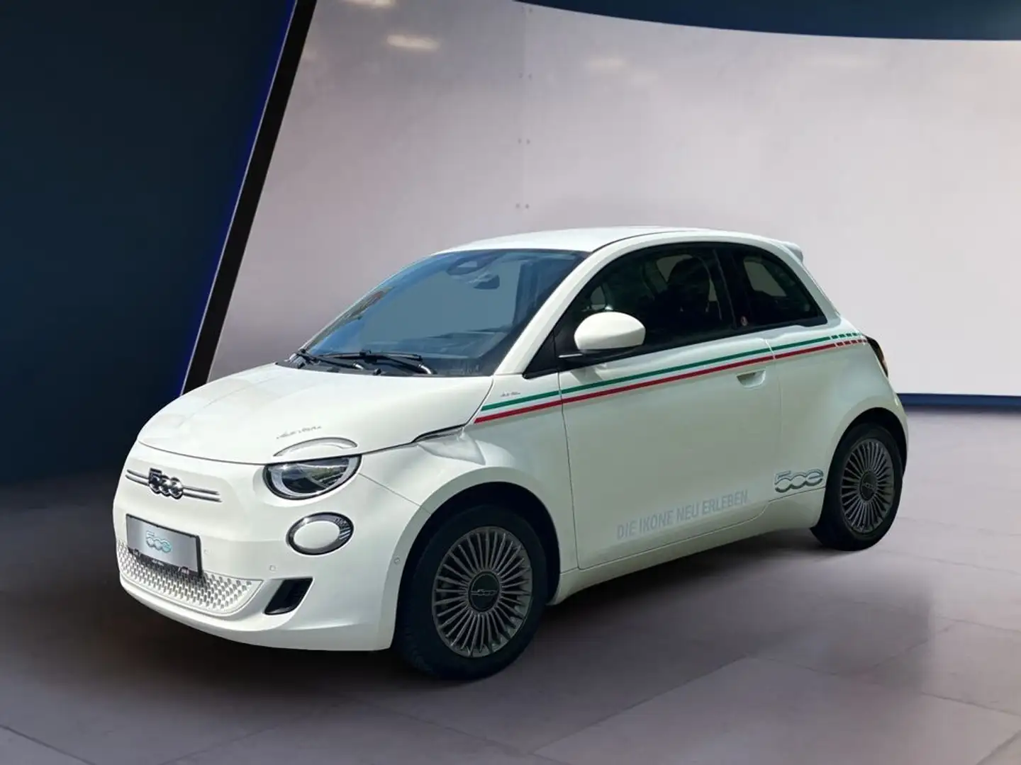 Fiat 500e Italia 320 km Reichweite Weiß - 1